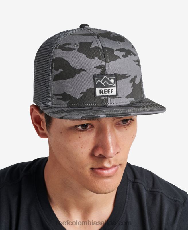 hombres Reef gorra de camionero backwoods snapback XDDFR774 caviar
