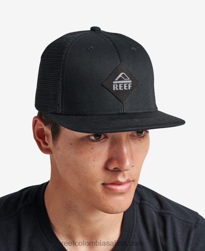 hombres Reef gorra de camionero madre snapback XDDFR762 caviar