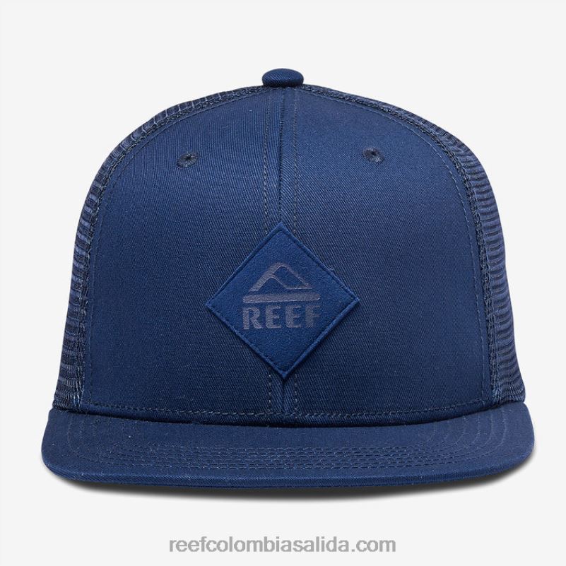 hombres Reef gorra de camionero madre snapback XDDFR766 insignias azules
