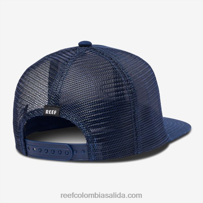hombres Reef gorra de camionero madre snapback XDDFR766 insignias azules