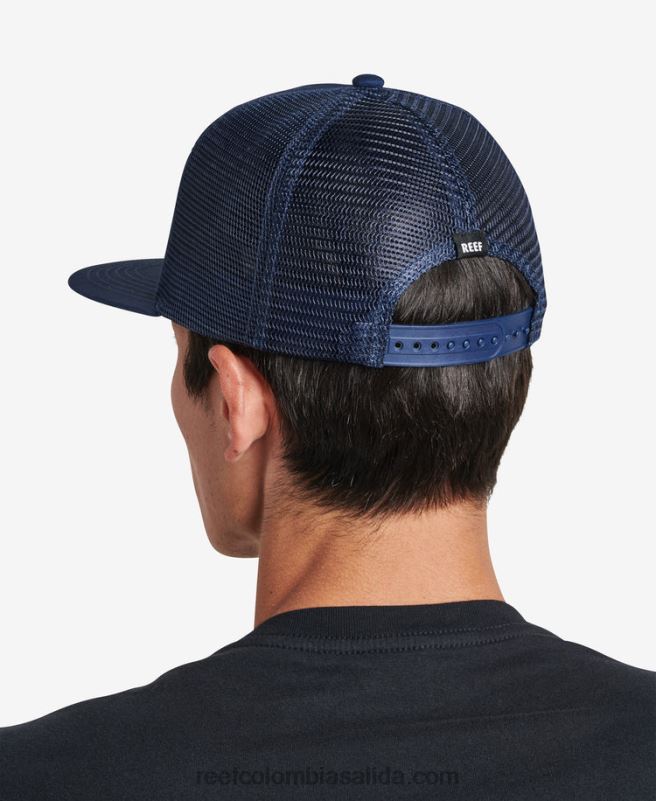 hombres Reef gorra de camionero madre snapback XDDFR766 insignias azules