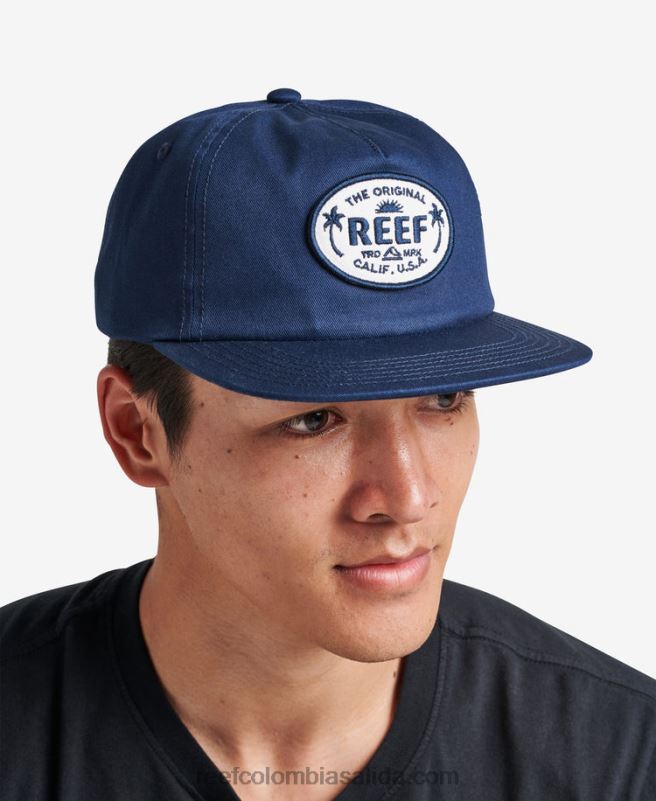 hombres Reef gorra sin estructura gaviota strapback XDDFR780 insignias azules