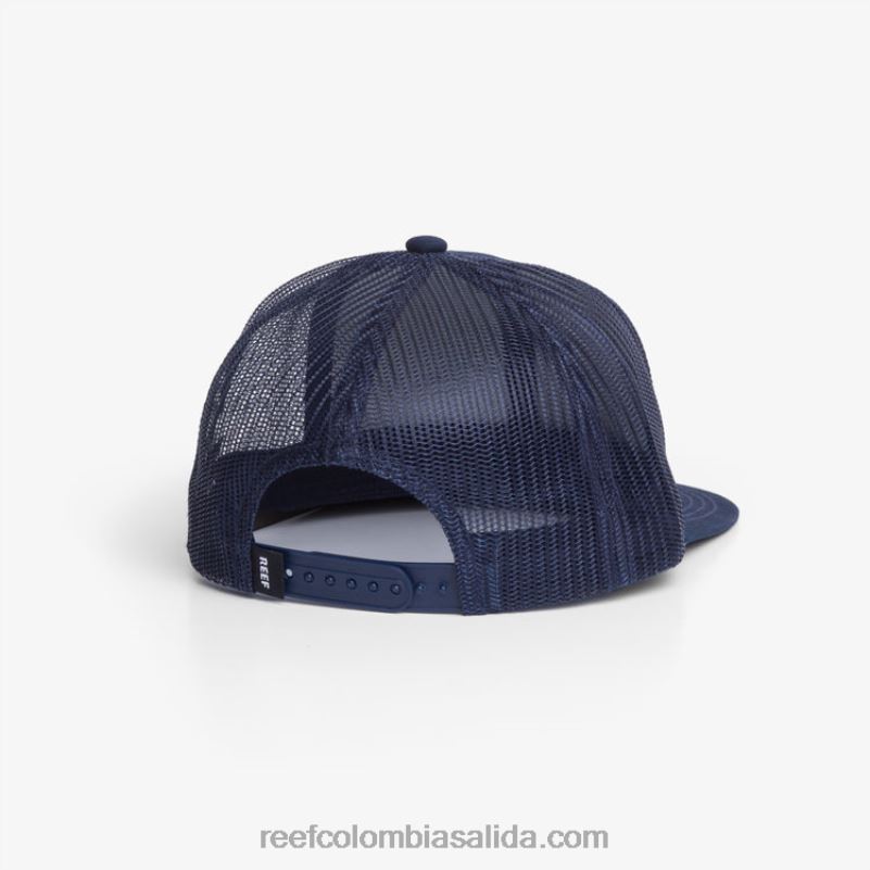 hombres Reef gorra snapbk de sarga eades XDDFR769 insignia azul