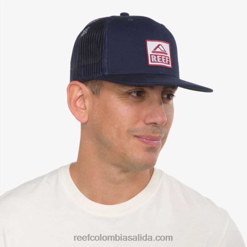 hombres Reef gorra snapbk de sarga eades XDDFR769 insignia azul