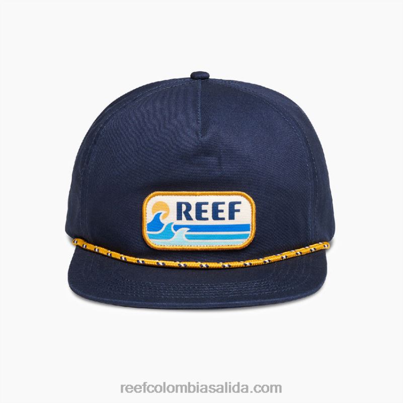 hombres Reef gorro molera desestructurado XDDFR808 insignia azul
