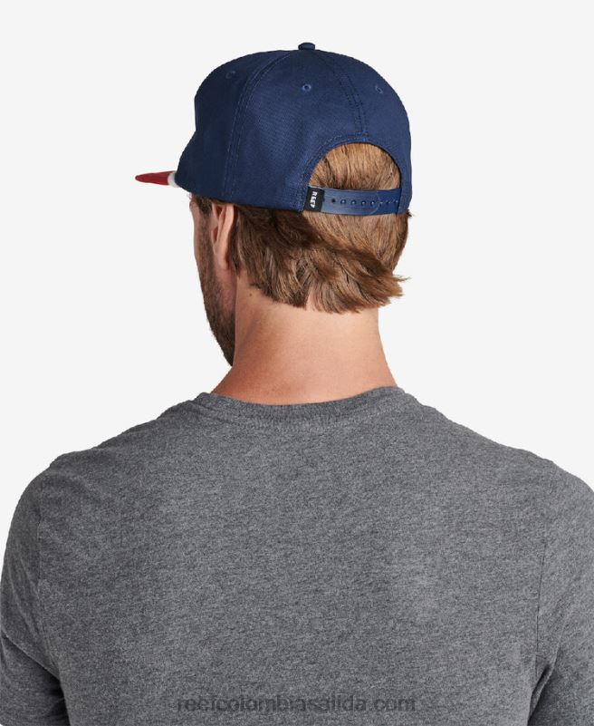 hombres Reef sombrero de visera plana morter XDDFR801 bufón rojo