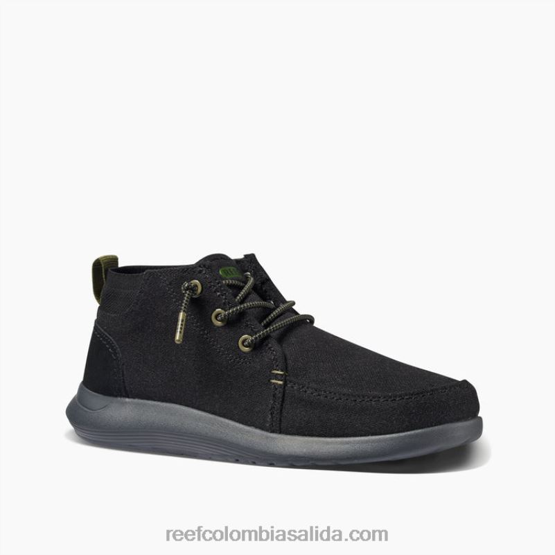 hombres Reef gorra blanca de suela hinchable XDDFR506 negro