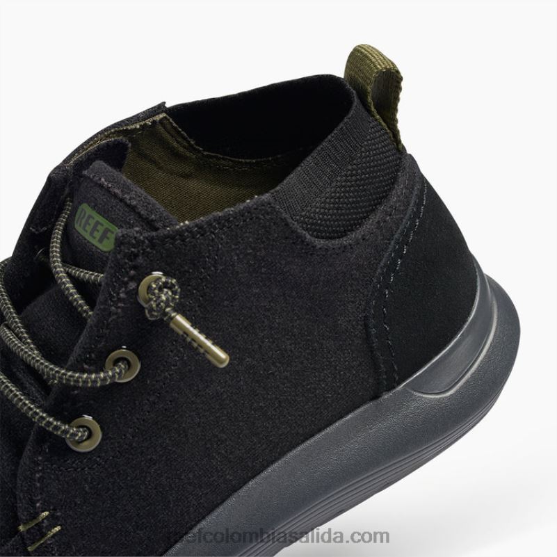 hombres Reef gorra blanca de suela hinchable XDDFR506 negro