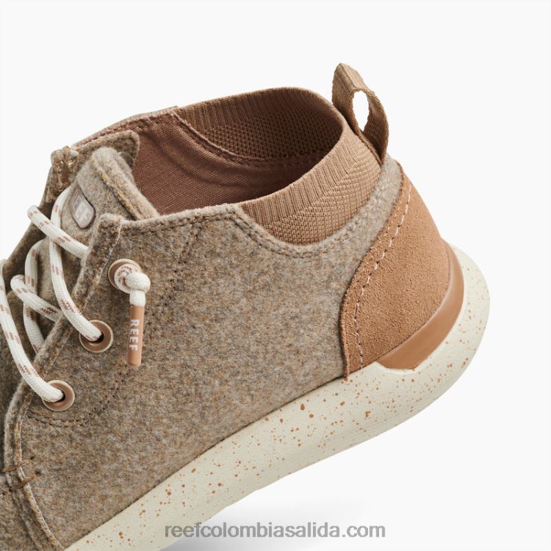 hombres Reef gorra blanca de suela hinchable XDDFR514 lana bronceada