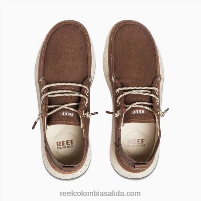 hombres Reef gorra blanca de suela hinchable XDDFR517 marrón