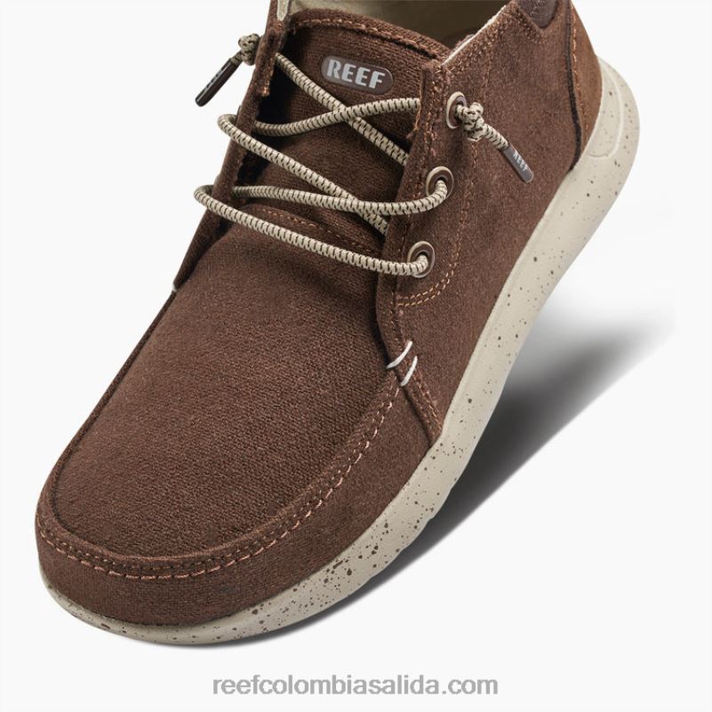 hombres Reef gorra blanca de suela hinchable XDDFR517 marrón