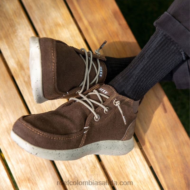 hombres Reef gorra blanca de suela hinchable XDDFR517 marrón