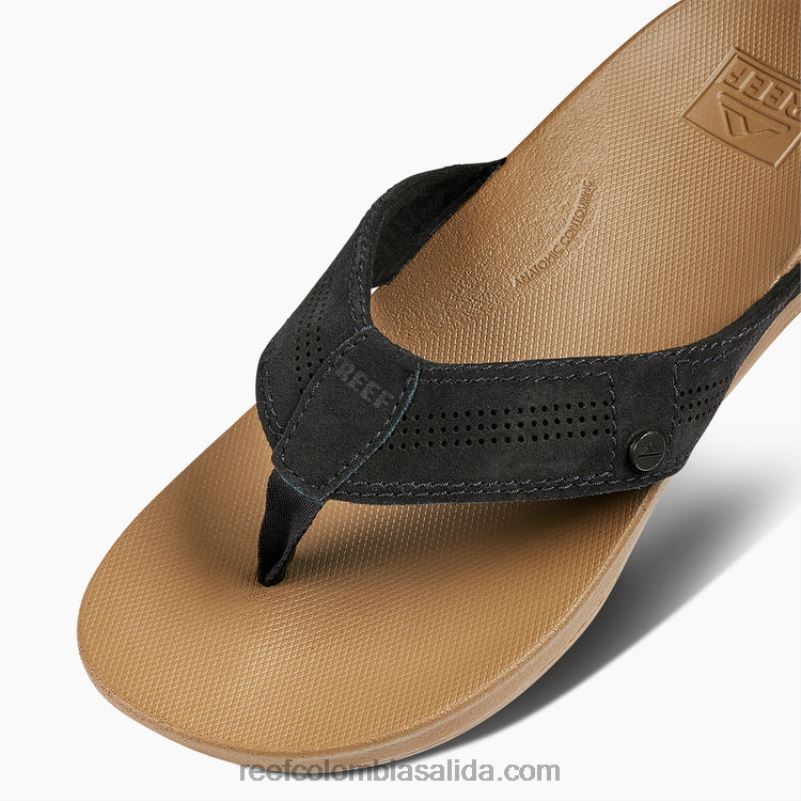 hombres Reef cojín de lujo XDDFR457 cuervo/fósil