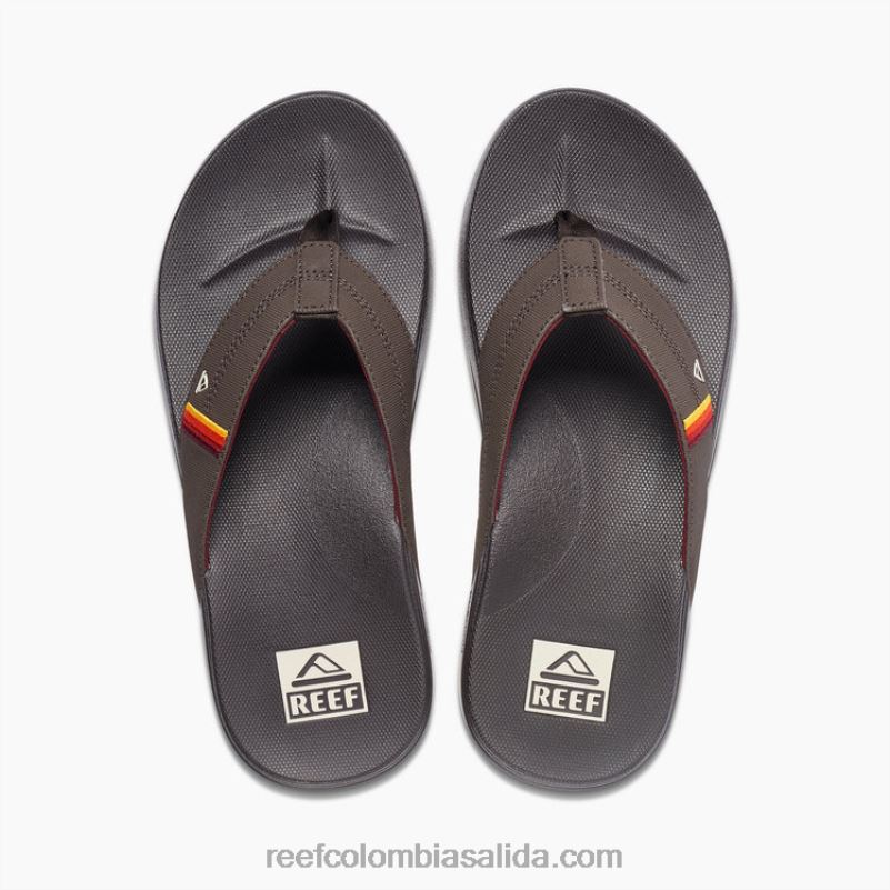 hombres Reef cojín fantasma XDDFR310 puesta de sol marrón vintage
