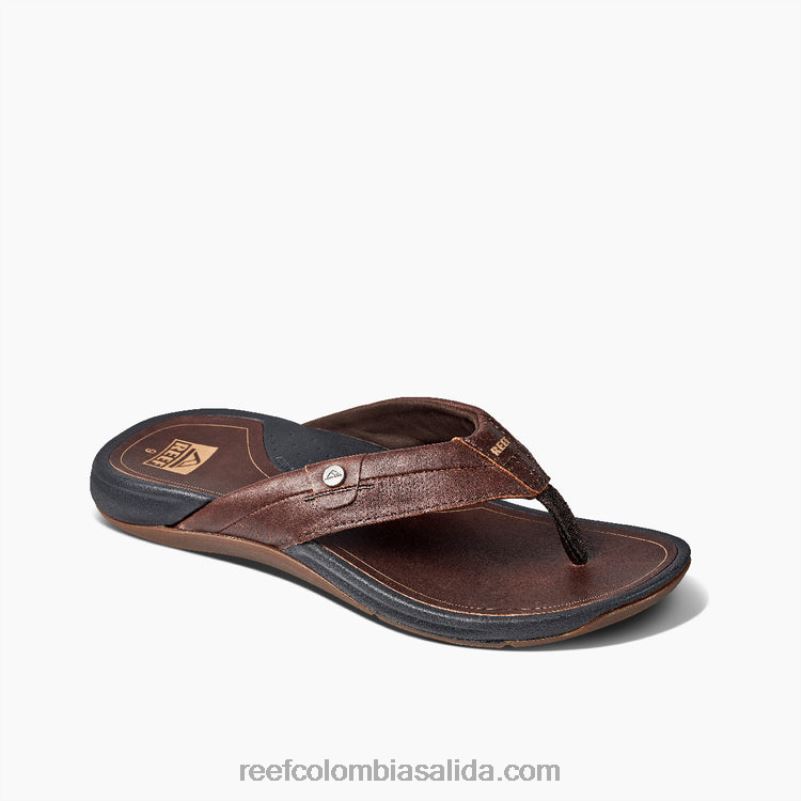 hombresarrecife pacifico cuero XDDFR363 marron oscuro