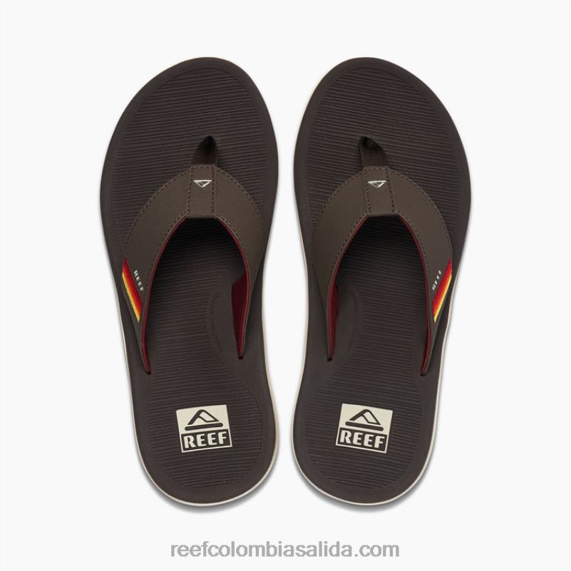 hombresarrecife santa ana XDDFR309 puesta de sol marrón vintage