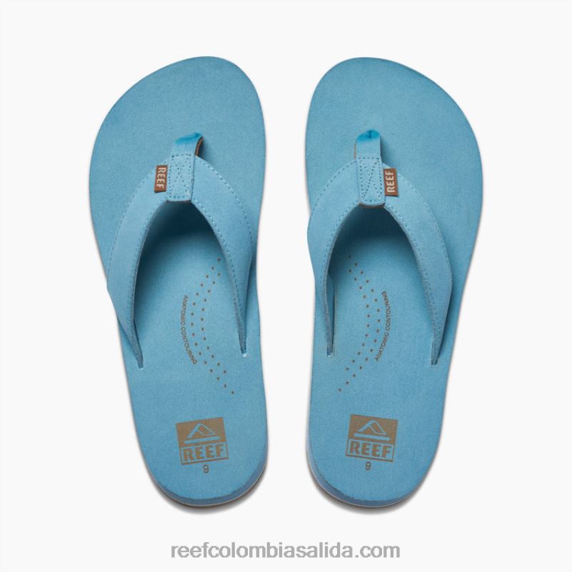 hombresclásico de la deriva del arrecife XDDFR400 azul pálido