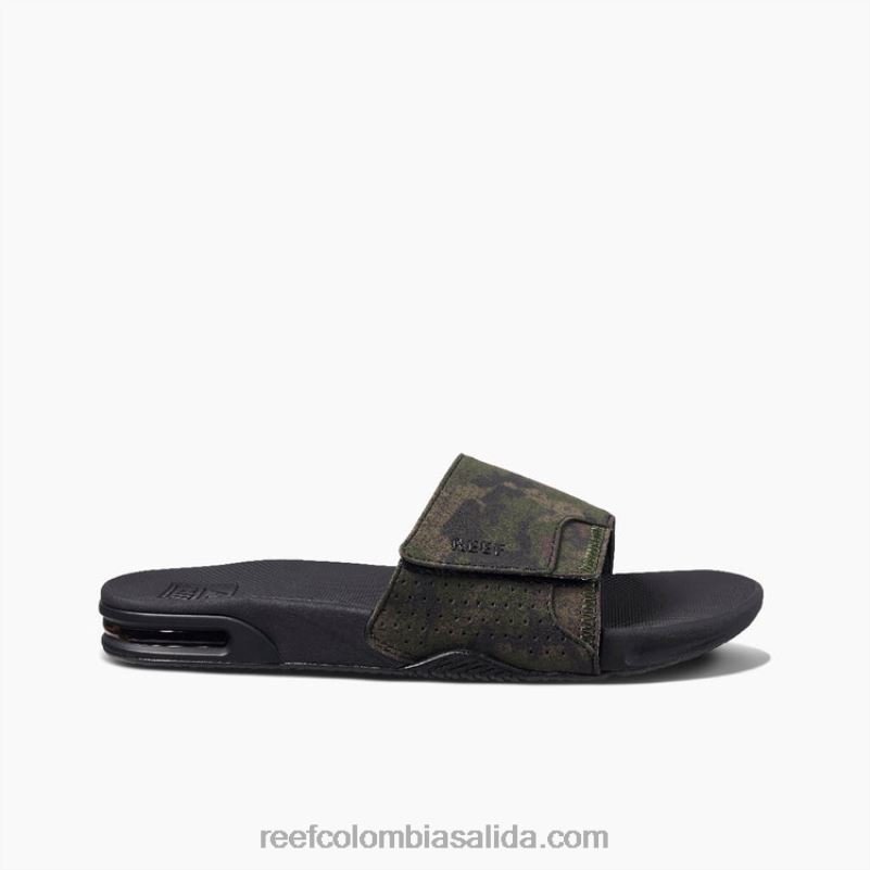 hombres Reef tobogán de abanico XDDFR356 camuflaje verde oliva