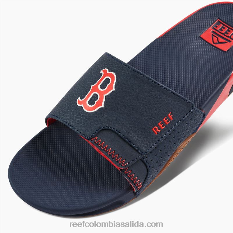 hombres Reef tobogán de abanico x mlb XDDFR411 medias Rojas