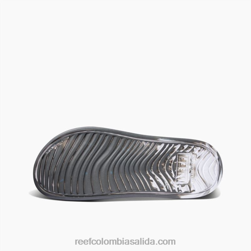 hombres Reef tobogán oasis XDDFR439 mármol blanco/gris