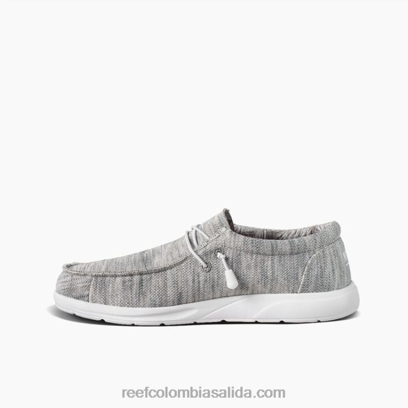 hombres Reef Cojín costa malla XDDFR485 gris claro/blanco