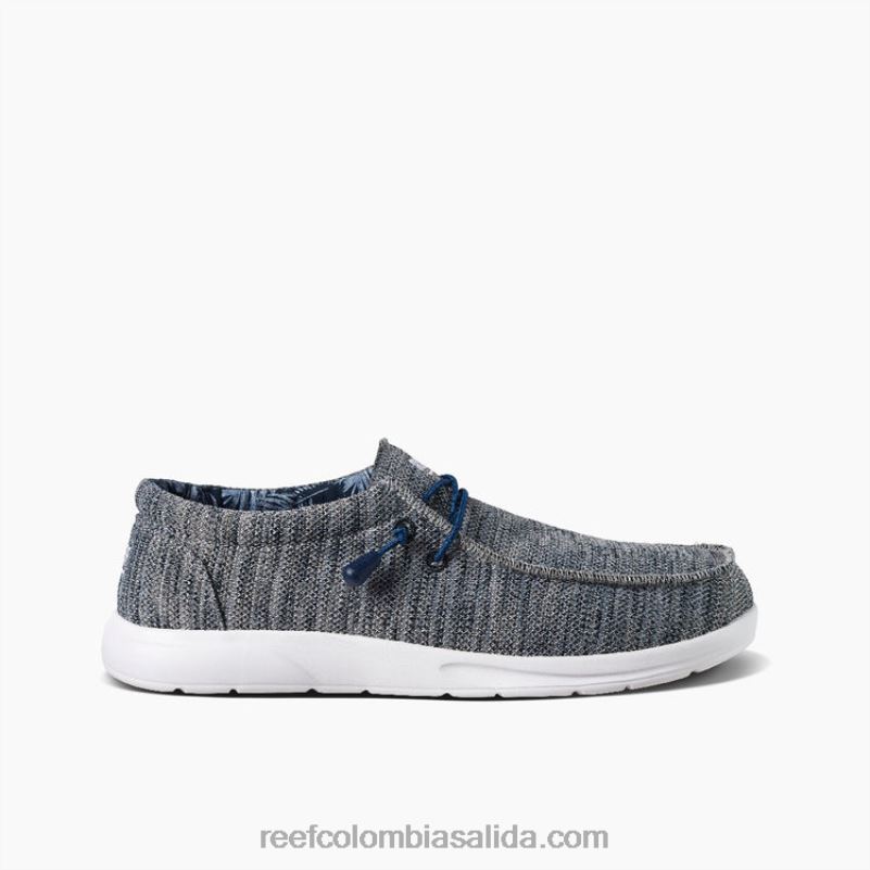 hombres Reef Cojín costa malla XDDFR520 azul marino/blanco