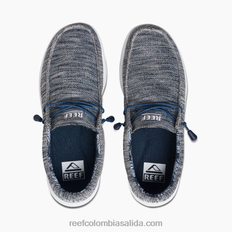 hombres Reef Cojín costa malla XDDFR520 azul marino/blanco