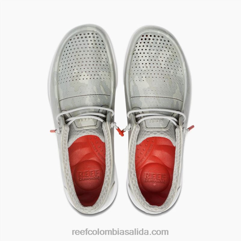 hombres Reef impresiones de la costa del agua XDDFR495 camuflaje gris
