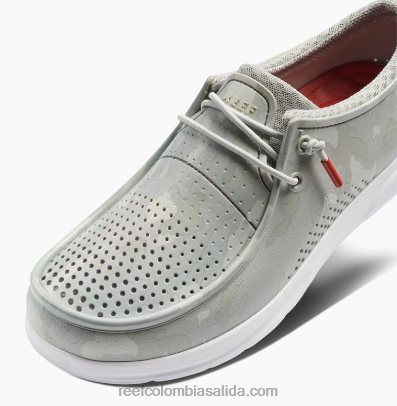 hombres Reef impresiones de la costa del agua XDDFR495 camuflaje gris
