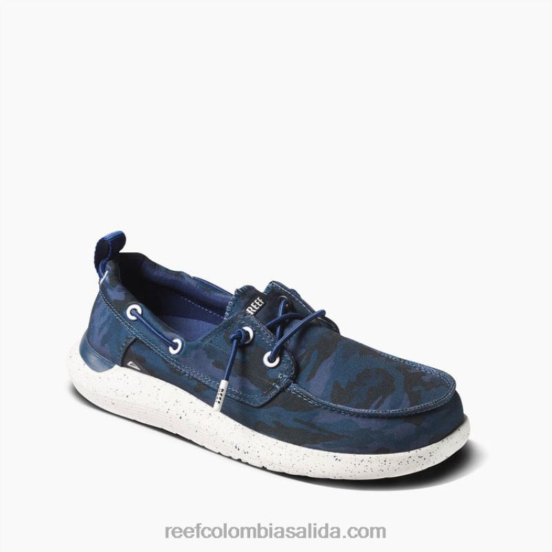 hombres Reef muelle de suela hinchable XDDFR509 azul marino/camuflaje