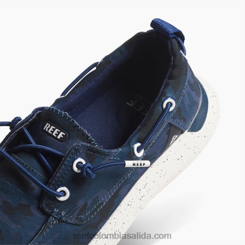 hombres Reef muelle de suela hinchable XDDFR509 azul marino/camuflaje