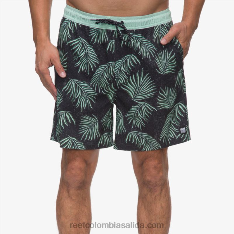 hombres Reef Bañador reno con cintura elástica 17\" XDDFR692 caviar