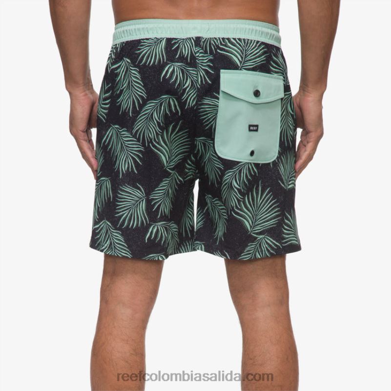 hombres Reef Bañador reno con cintura elástica 17\" XDDFR692 caviar