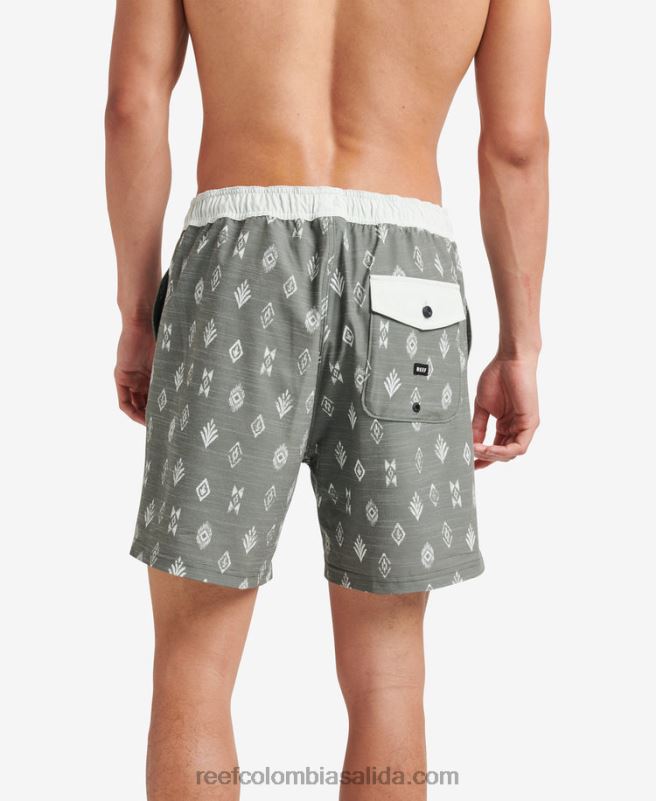 hombres Reef billy volley corto 17\" XDDFR697 tomillo
