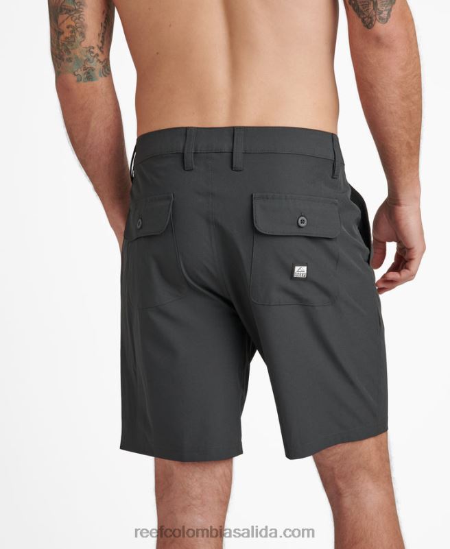 hombres Reef medford híbrido paseo corto 19\" XDDFR671 caviar