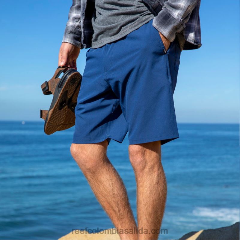 hombres Reef medford híbrido paseo corto 19\" XDDFR683 insignia azul