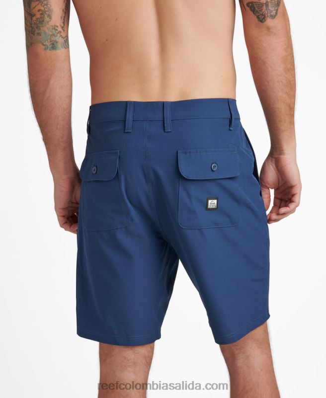 hombres Reef medford híbrido paseo corto 19\" XDDFR683 insignia azul