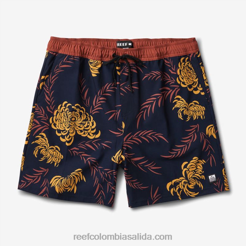 hombres Reef pantalón corto john volley 17\" XDDFR695 cielo nocturno