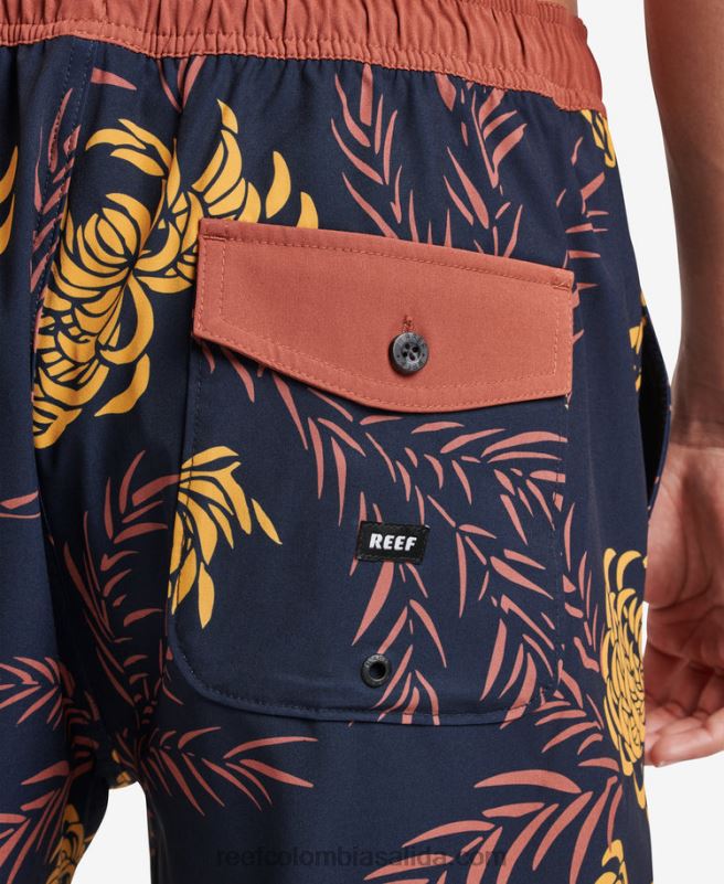 hombres Reef pantalón corto john volley 17\" XDDFR695 cielo nocturno