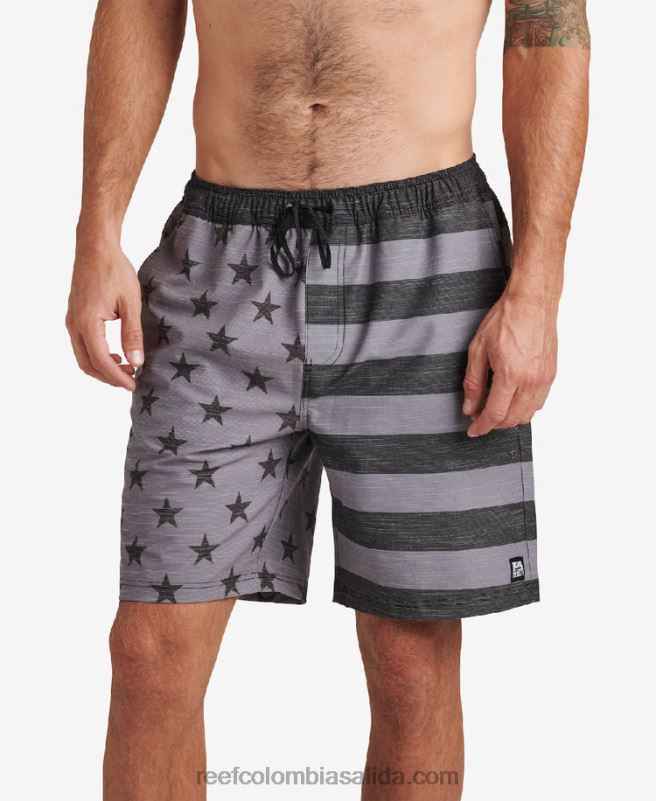 hombres Reef shorts de baño hancock 18" XDDFR684 caviar