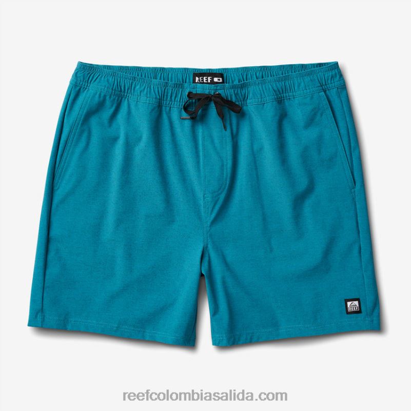 hombres Reef shorts de paseo con cintura elástica de 17\" XDDFR699 golfo de vizcaya