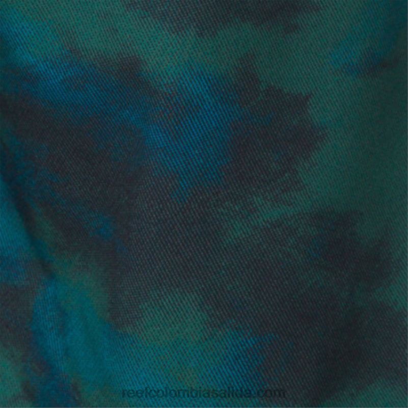 hombres Reef shorts de playa elliot con cintura elástica 17\" XDDFR700 hiedra oscura