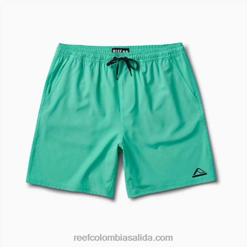 hombres Reef shorts jackson de 17\" XDDFR704 verde electrico