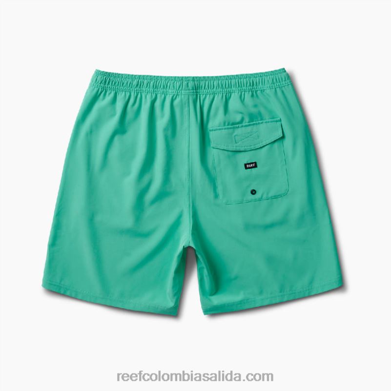 hombres Reef shorts jackson de 17\" XDDFR704 verde electrico