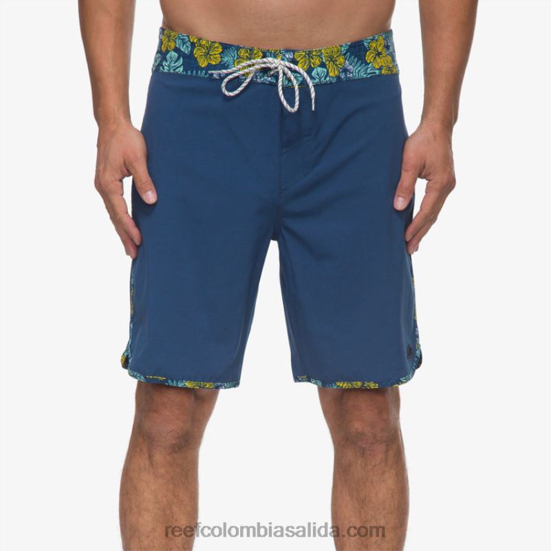 hombres Reef shorts mullen de 19\" XDDFR693 azul de metilo