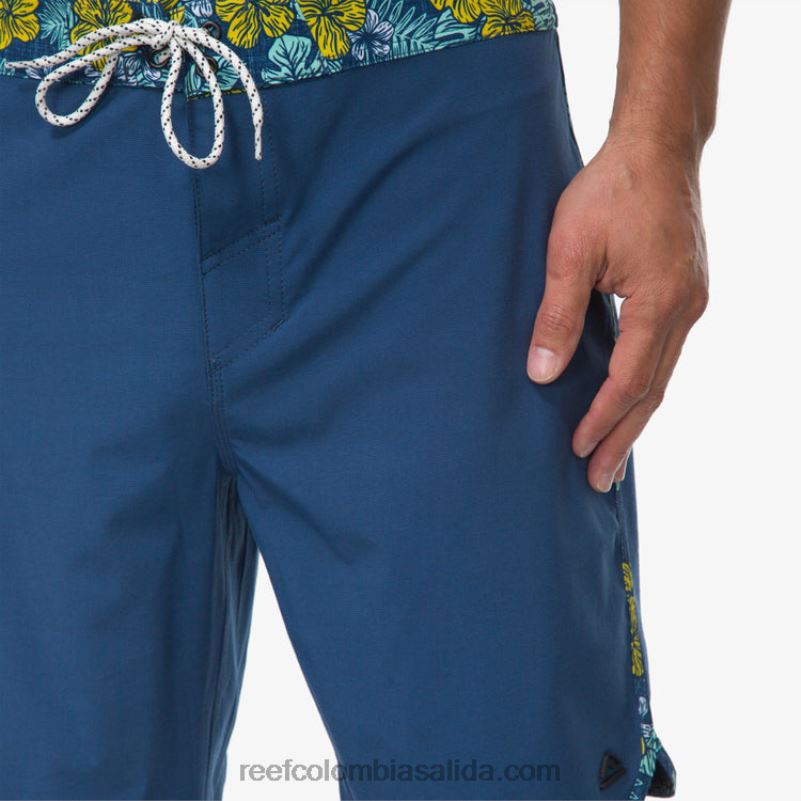 hombres Reef shorts mullen de 19\" XDDFR693 azul de metilo