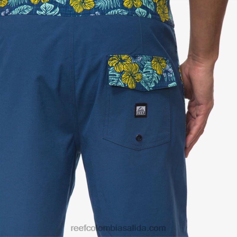 hombres Reef shorts mullen de 19\" XDDFR693 azul de metilo