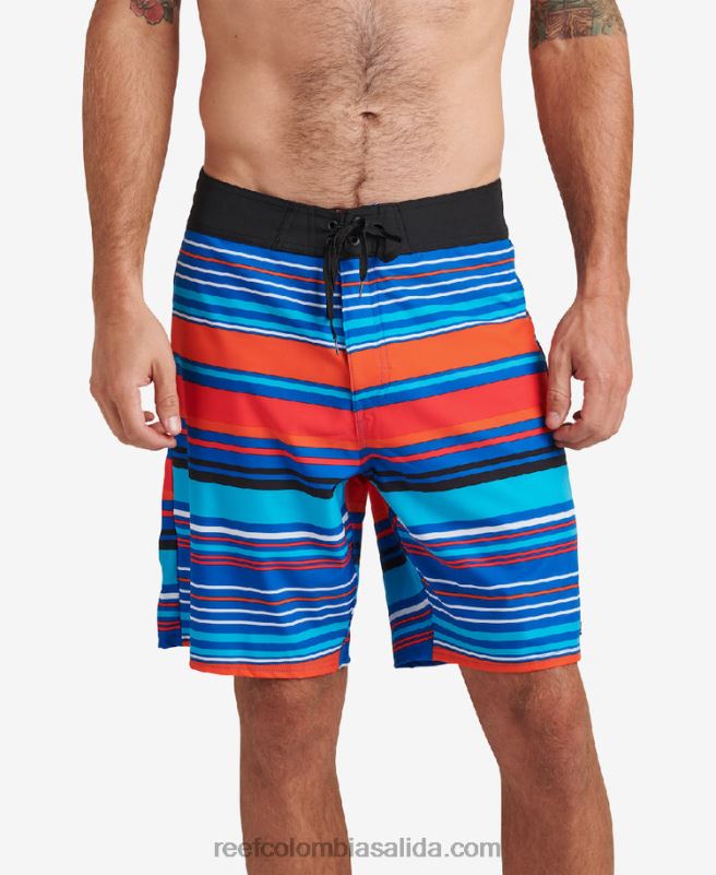 hombres Reef tabla corta sharpe 19\" XDDFR708 azul lapislázuli