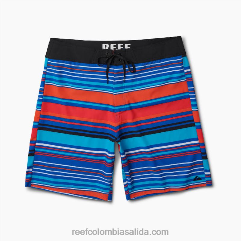 hombres Reef tabla corta sharpe 19\" XDDFR708 azul lapislázuli