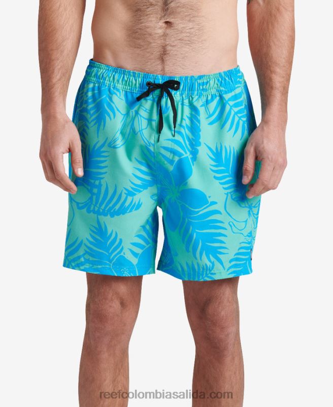 hombres Reef tabla corta walton 19\" XDDFR717 verde electrico